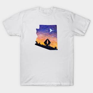 Arizona Desert Retro UFO T-Shirt